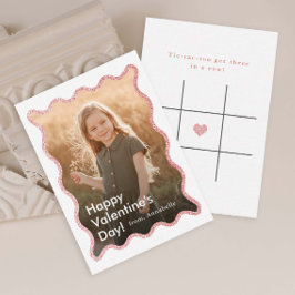 Einfach Moderne Kinderfoto-Klassenzimmer Valentins Mitteilungskarte
