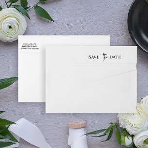 Einfach Moderne Minimalistische Hochzeit Termin