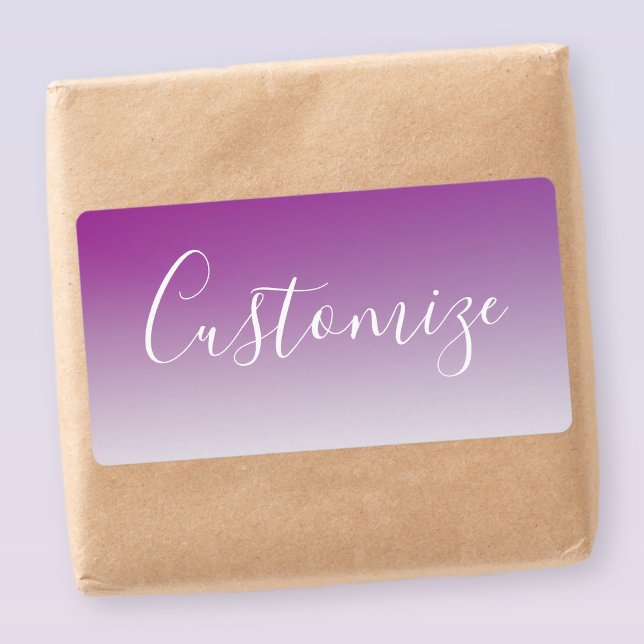 Einfach moderner Minimalismus Lila Ombre Gradient (Von Creator hochgeladen)