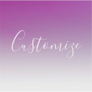 Einfach moderner Minimalismus Lila Ombre Gradient Aufkleber