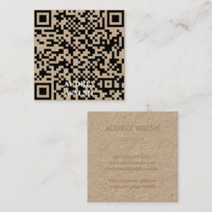 Einfach moderner Quar-Quadrat-Bus Quadratische Visitenkarte