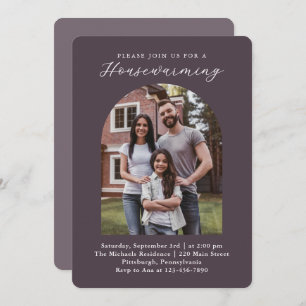 Einfach modernes neues Zuhause Housewarming Foto l Ankündigung