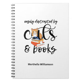 EINFACH NACH KATZEN UND BUCHEN ABGESCHLOSSEN NOTIZBLOCK