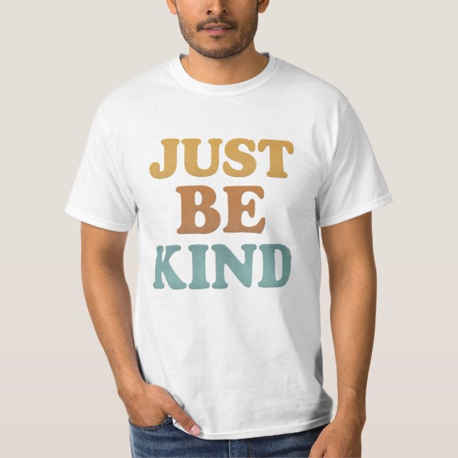 Einfach nett Retro T-Shirt (Vorderseite)