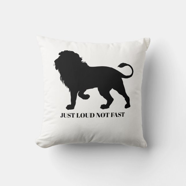 EINFACH NICHT SCHNELL LOUIEREN KISSEN (Vorderseite)