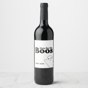Einfach Niedlich hier für das Boos Ghost Weinetikett