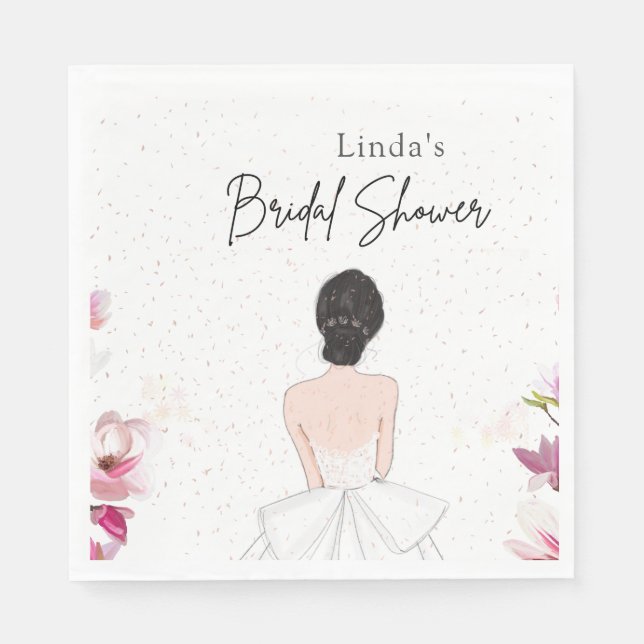 Einfach niedliche Brautpaare.Dusche Serviette (Vorderseite)