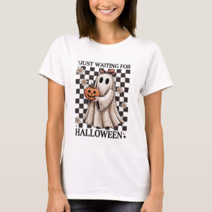 Einfach nur auf Halloween warten, süßer Geist, Kür T-Shirt