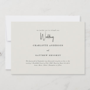 Einfach nur, dass wir keine Eltern Hochzeit schrei Einladung