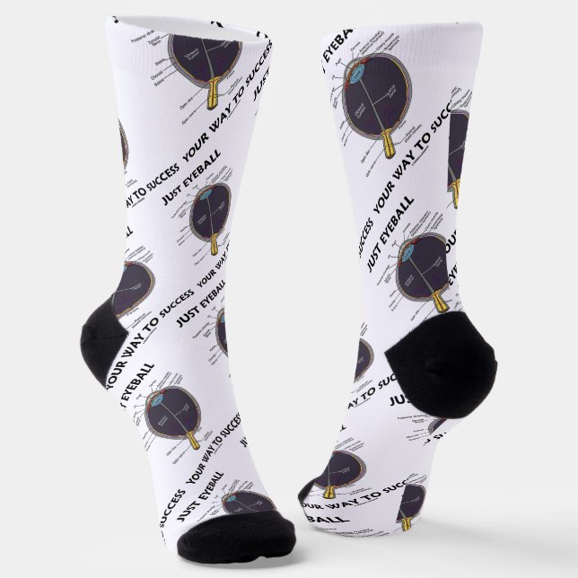 Einfach nur den Weg ebnen, um den Augenanatomie-Sp Socken (Gewinkelt)