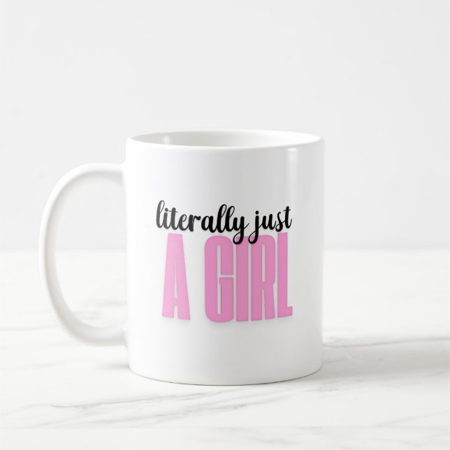 einfach nur ein Mädchen - Tasse (Links)