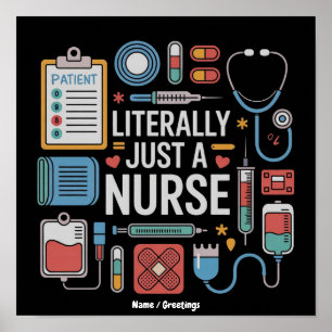 Einfach nur eine examinierte Krankenschwester Gesc Poster