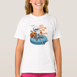 Einfach nur Halloween warten – Lustiger Grusel T-Shirt