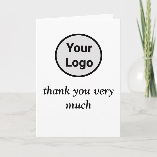 Einfach nur Ihren Logo-Textnamen hinzufügen Karte (Vorderseite)