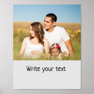 Einfach nur Ihren Logo-Textnamen hinzufügen Poster