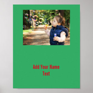 Einfach nur Ihren Logo-Textnamen hinzufügen Poster