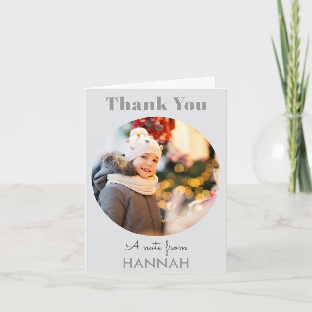 Einfach Personalisierter Foto Name Weihnachten Vie (Vorderseite)