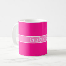 Einfach Personalisiertes Hot Pink