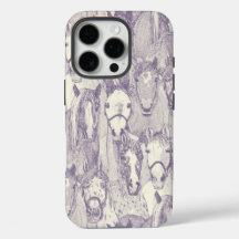 einfach Pferde violette Perle