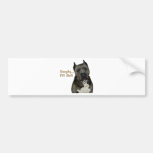Einfach PitBull Autoaufkleber