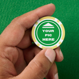 EINFACH! Poker-Chips - Gelb- kundenspezifisch Pokerchips