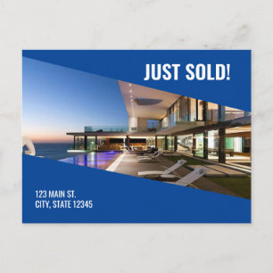 Einfach Postkarte verkaufen - Blaue Metro