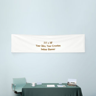 Einfach Professional 2,5' x 10' Indoor Banner