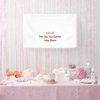 Einfach Professional 2,5' x 4' Innenraum Banner
