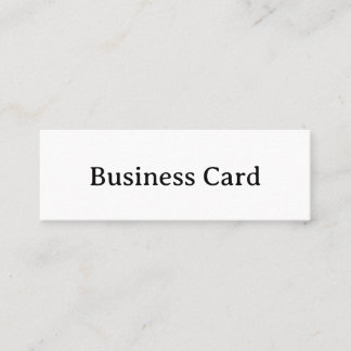 Einfach Professional 3,0" x 1,0" Mini Visitenkarte