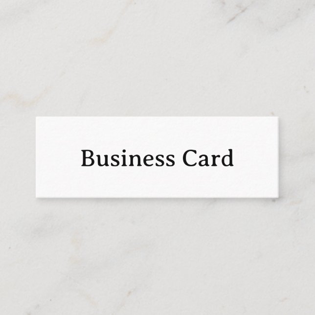 Einfach Professional 3,0" x 1,0" Mini Visitenkarte (Vorderseite)