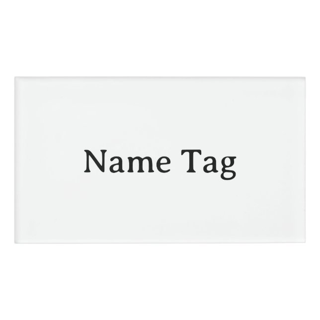 Einfach Professional 3,5" x 2" Namenschild (Vorderseite)