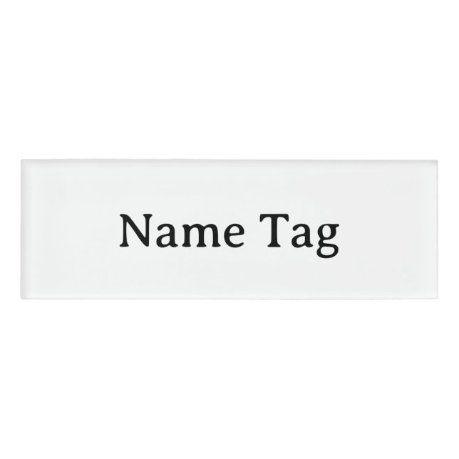 Einfach Professional 3" x 1" Namenschild (Vorderseite)