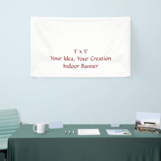 Einfach Professional 3' x 5' Innenraum Banner