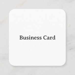 Einfach Professional abgerundet 2,5" x 2,5" Quadratische Visitenkarte