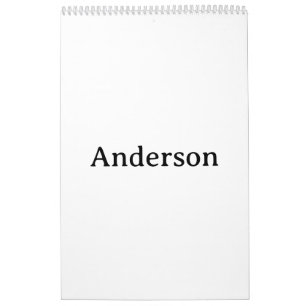 Einfach Profi 17"x11" Einseitige Mittelweiß Kalender