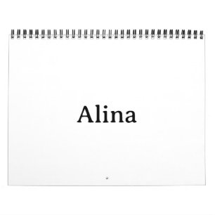 Einfach Profi 8,5" x 11" 2 Seiten Mittel Schwarz Kalender