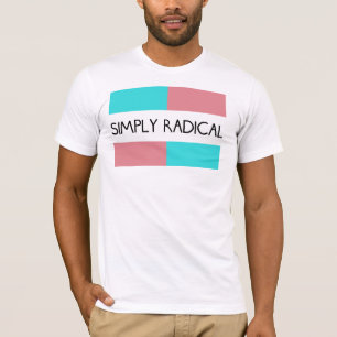 Einfach radikaler Flaggen-Fronten-T - Shirt