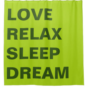 Einfach "Rechteck-Federgrün" Duschvorhang