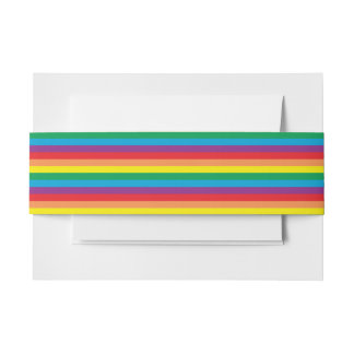 Einfach Regenbogenmuster Einladungsbanderole