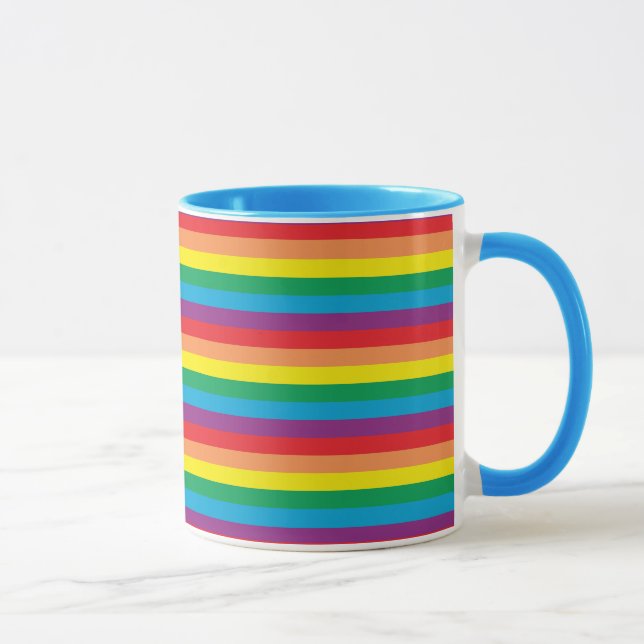 Einfach Regenbogenmuster Tasse (Rechts)