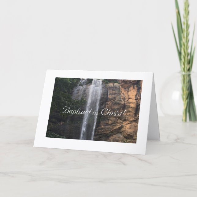 Einfach rein und Christlich, in Christus getauft,  Karte (Vorderseite)