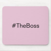 Einfach Rosa Der Boss-Hashtag-individuelle Name
