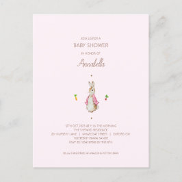 Einfach rosa Peter der Kaninchen Postkarte