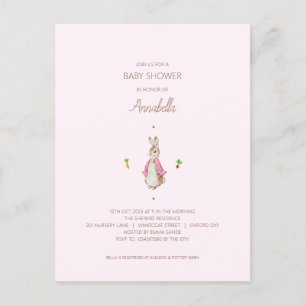 Einfach rosa Peter der Kaninchen Postkarte