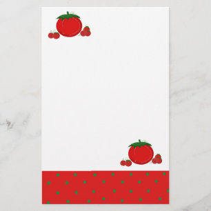 Einfach Rote Tomaten Briefpapier