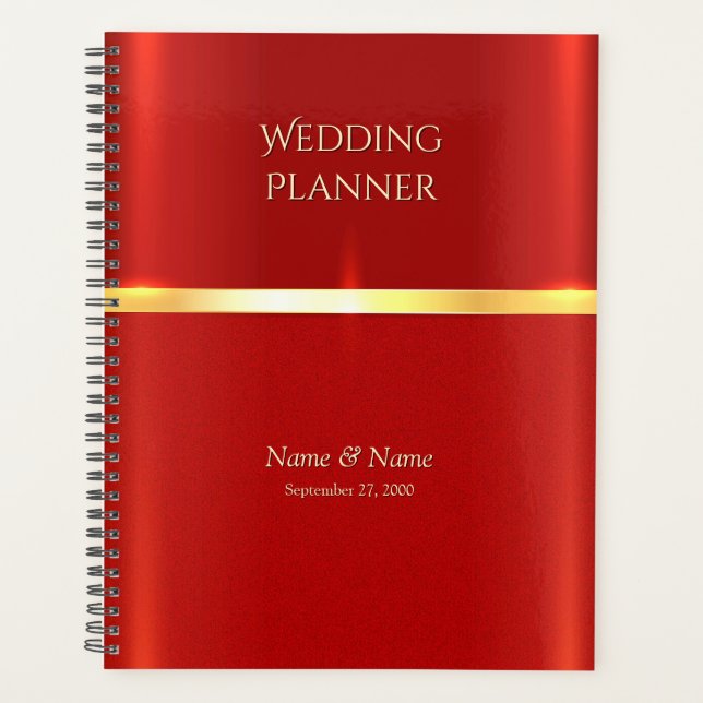 Einfach roter Planer (Vorderseite)