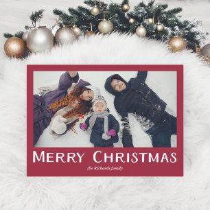Einfach rotes traditionelles Merina Weihnachten Fo