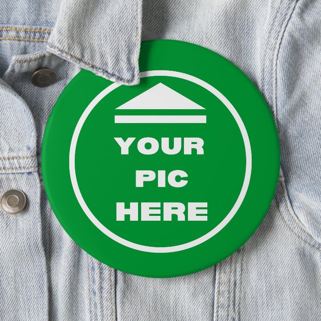 EINFACH! Round Button - Kolossal, 18 Zoll - Benutz (Beispiel)