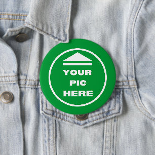 EINFACH! Round-Button - Riesig, 14 Zoll - Benutzer Button