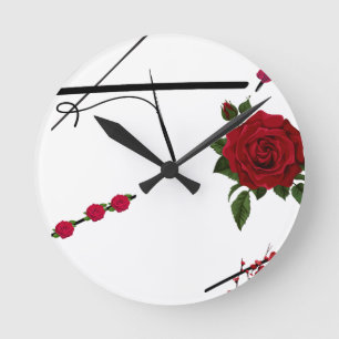 einfach  runde wanduhr